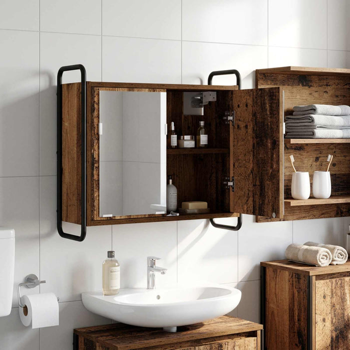 Dulap suspendat pentru baie Lemn vechi 64 x 20 x 56,5 cm WALTI