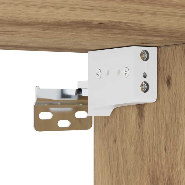 Dulap suspendat pentru baie Stejar Artizanal 64 x 20 x 56,5 cm WALTI