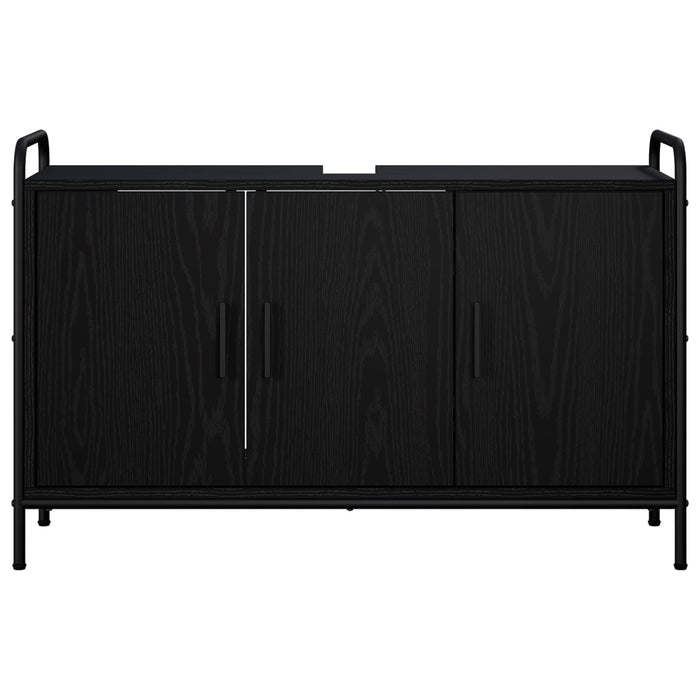Dulap de Baie Stejar Negru 95 x 34 x 61 cm Lemn prelucrat WALTI