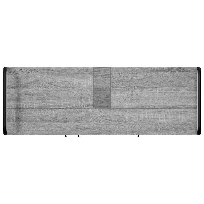 Dulap de Baie Sonoma gri 95 x 34 x 61 cm Lemn prelucrat WALTI