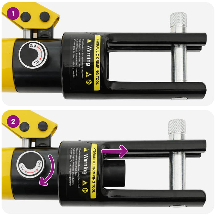 Unealtă hidraulică pentru crimparea cablurilor 12 T 10-300 mm² WALTI