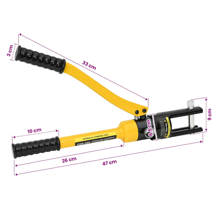 Unealtă hidraulică pentru crimparea cablurilor 12 T 10-300 mm² WALTI