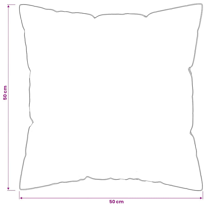 Pernă FULDA 2 buc. 50 x 50 cm 100% puf de gâscă și pene Alb WALTI