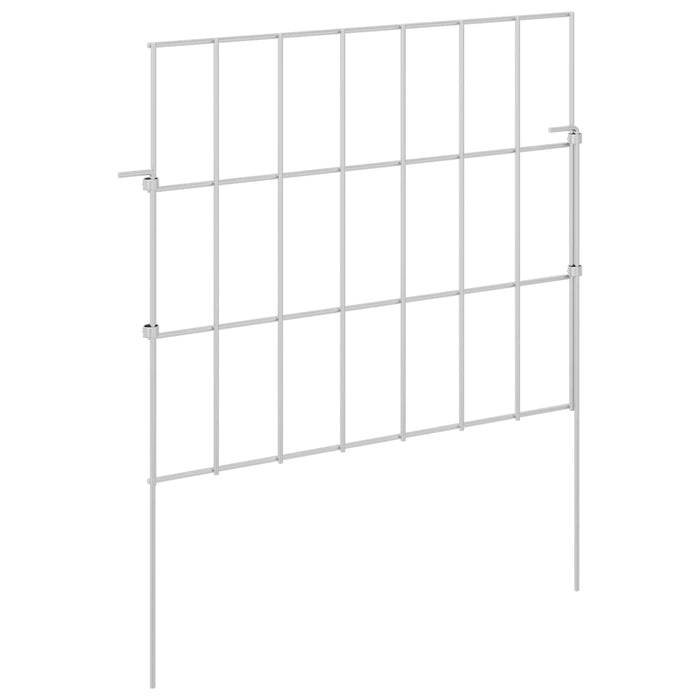 Gard de grădină cu țevi de sprijin 12 pcs 35 x 30 cm Mesh WALTI