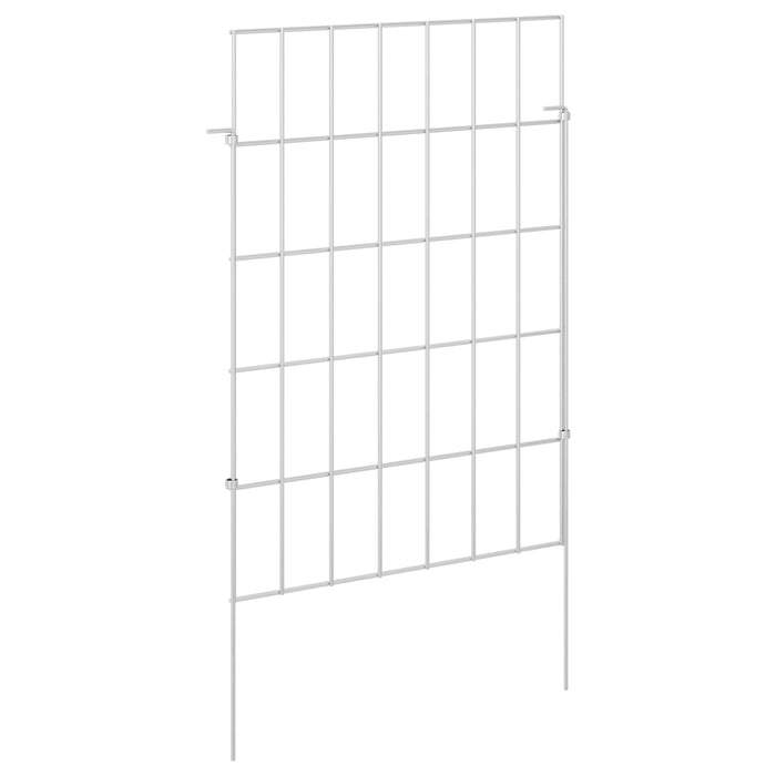 Gard de grădină cu țevi de sprijin 24 pcs 35 x 50 cm Mesh WALTI