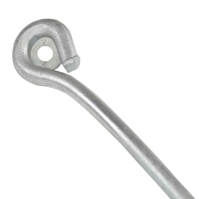 Ancoră de Pământ 4 pcs Argintiu Ø10 x 60 cm Metal Galvanizat - WALTI WALTI