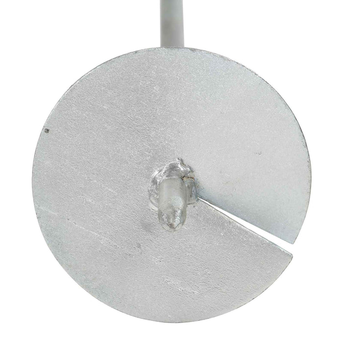 Ancoră de Pământ 4 pcs Argintiu Ø10 x 60 cm Metal Galvanizat - WALTI WALTI