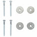 Ancoră de Pământ 4 pcs Argintiu Ø10 x 60 cm Metal Galvanizat - WALTI WALTI