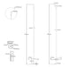 Ancoră de Pământ 4 pcs Argintiu Ø10 x 60 cm Metal Galvanizat - WALTI WALTI
