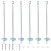 Ancoră de Pământ 6 pcs Argintiu Ø10 x 60 cm Metal Galvanizat - WALTI WALTI