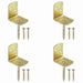 Ancoră de Pământ 10 pcs Argintiu Ø10 x 60 cm Metal Galvanizat - WALTI WALTI