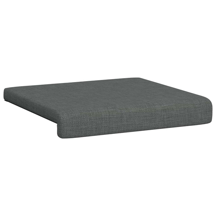 Perna pentru bancă 2 buc. Țesătură Gri închis Adâncime 35 cm WALTI
