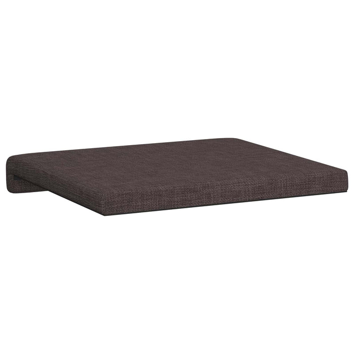 Perna pentru bancă 2 buc. Țesătură Maro închis Adâncime 35 cm WALTI