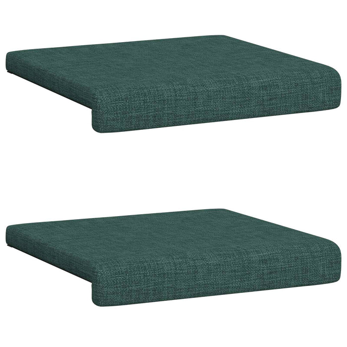 Perna pentru bancă 2 buc. Țesătură Verde închis Adâncime 35 cm WALTI