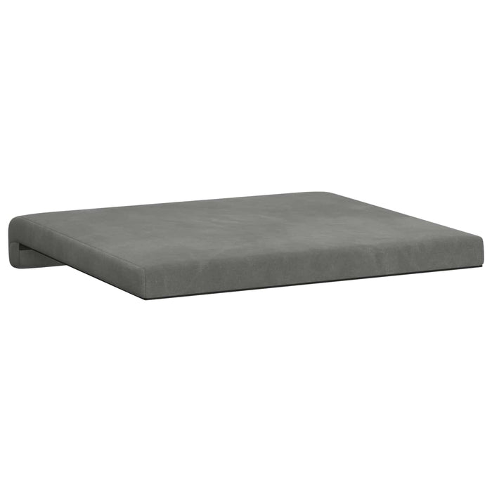 Perna pentru bancă 2 buc. Catifea Gri închis Adâncime 35 cm WALTI