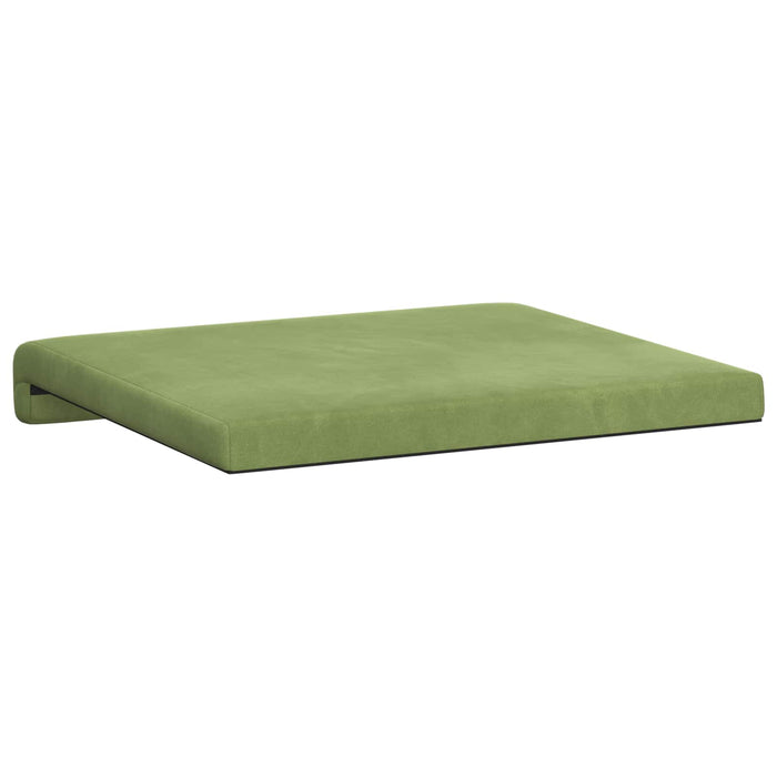 Perna pentru bancă 2 buc. Catifea Verde deschis Adâncime 35 cm WALTI