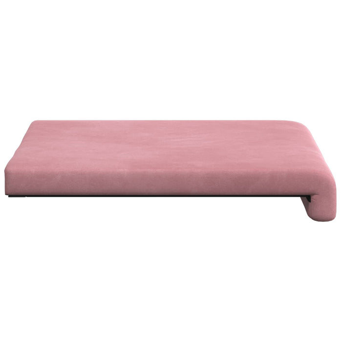 Perna pentru bancă 2 buc. Catifea Roz Adâncime 35 cm WALTI