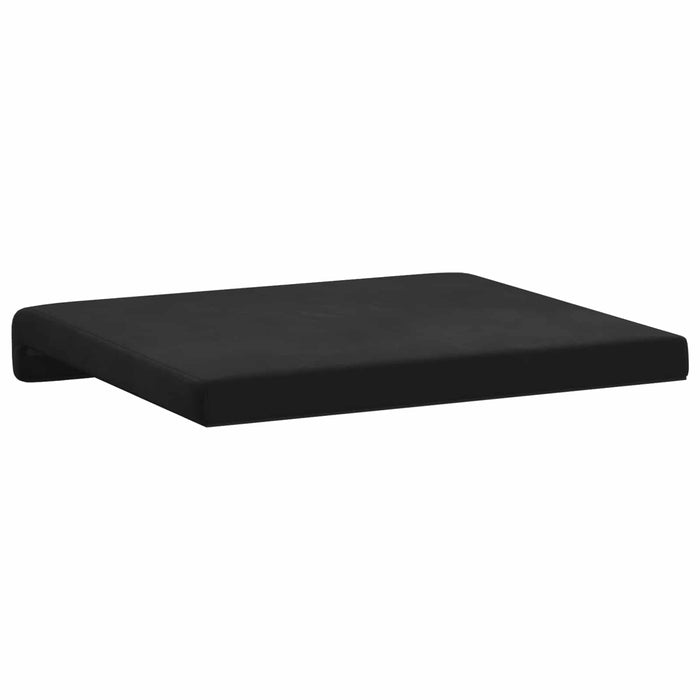 Perna pentru bancă 2 buc. Catifea Negru Adâncime 35 cm WALTI