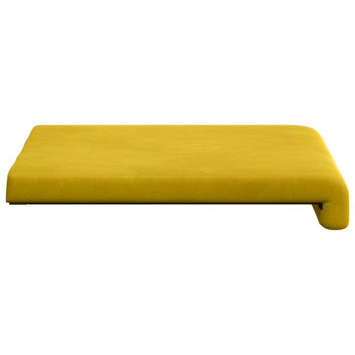 Perna pentru bancă 2 buc. Catifea Galben Adâncime 35 cm WALTI