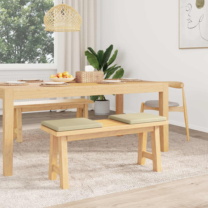 Perna pentru bancă 2 buc. Piele artificială Crem Adâncime 35 cm WALTI