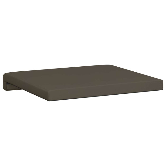 Perna pentru bancă 2 pcs Piele artificială Gri Adâncime 35 cm WALTI