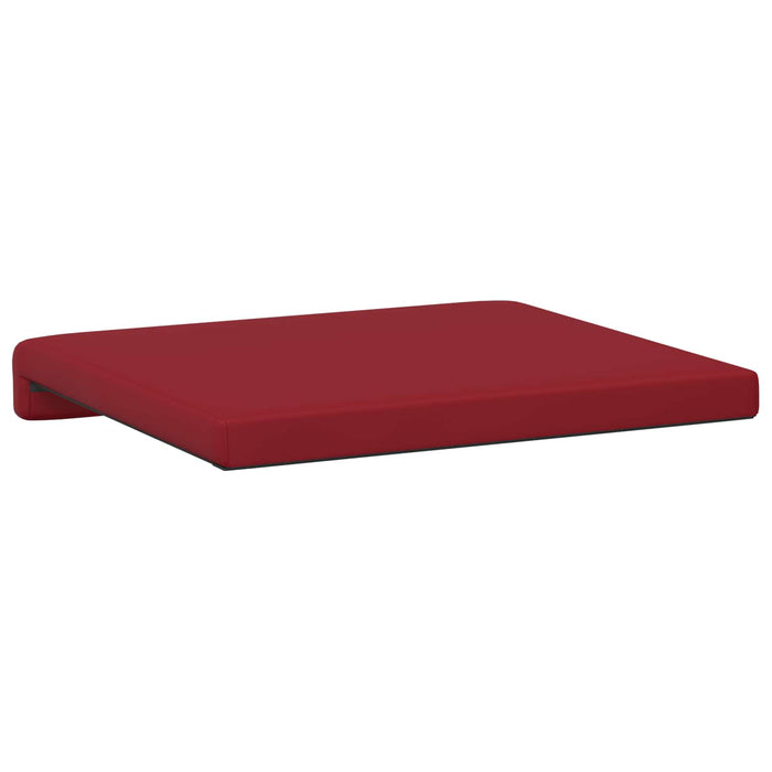 Perna pentru bancă 2 pcs Piele artificială Roșu Vin WALTI