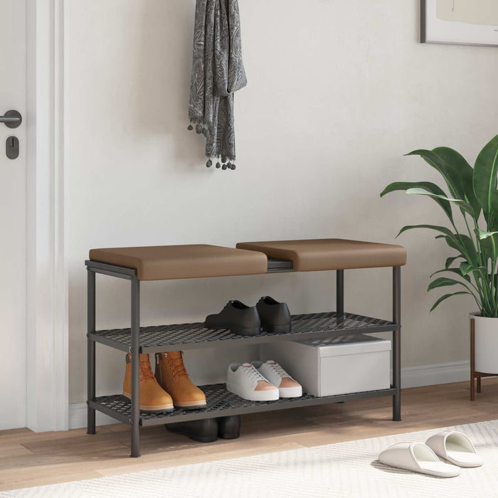 Perna pentru bancă 2 pcs Piele artificială Cappuccino WALTI