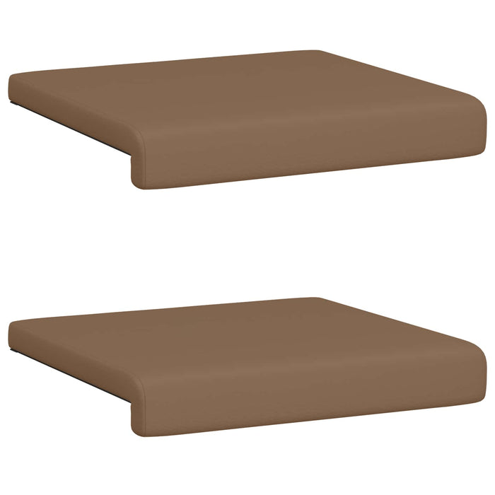 Perna pentru bancă 2 pcs Piele artificială Cappuccino WALTI