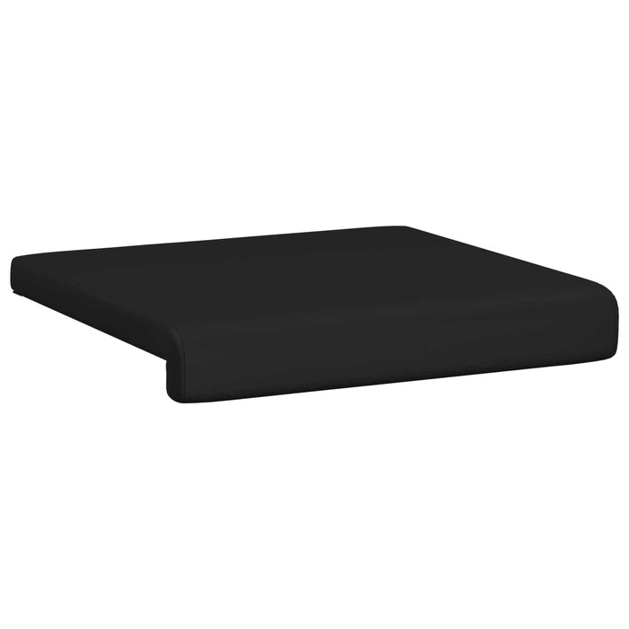 Perna pentru bancă 2 pcs Piele artificială Negru Adâncime 35 cm WALTI