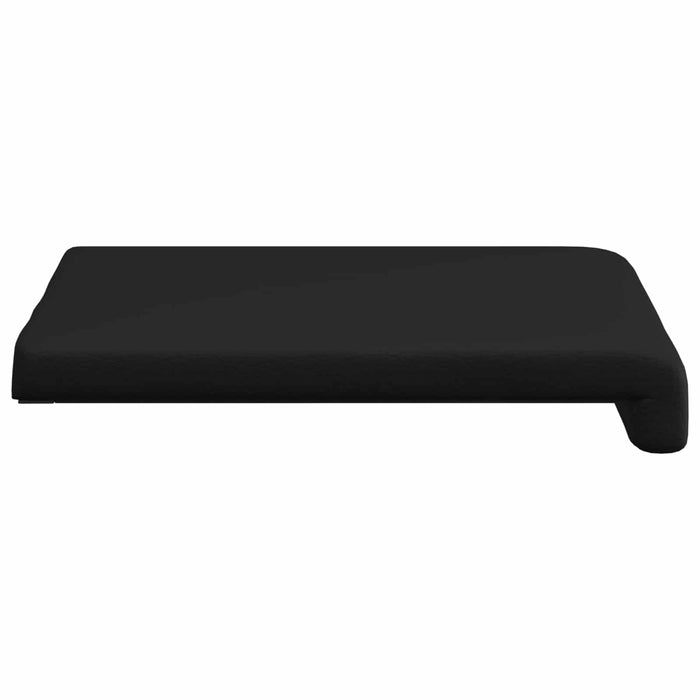 Perna pentru bancă 2 pcs Piele artificială Negru Adâncime 35 cm WALTI
