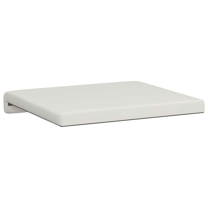 Perna pentru bancă 2 buc. Piele artificială Alb Adâncime 35 cm WALTI