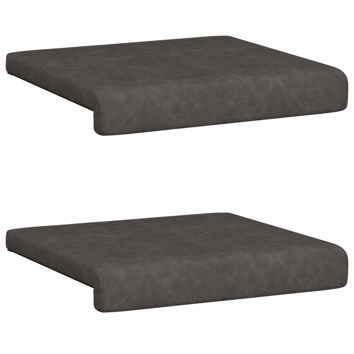 Perna pentru bancă 2 pcs Piele artificială Negru Adâncime 35 cm WALTI