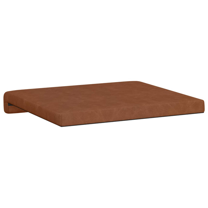 Perna pentru bancă 2 pcs Piele artificială Maro Adâncime 35 cm WALTI