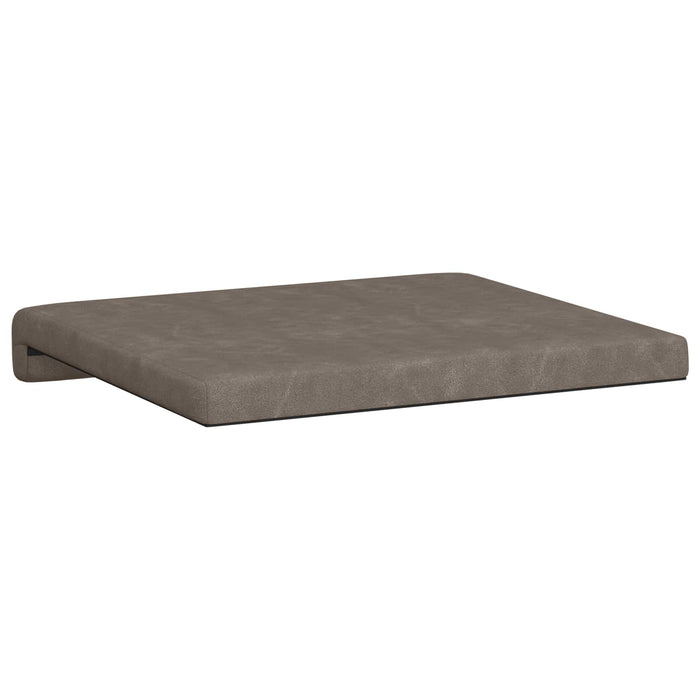 Perna pentru bancă 2 buc. Piele artificială Gri Adâncime 35 cm WALTI