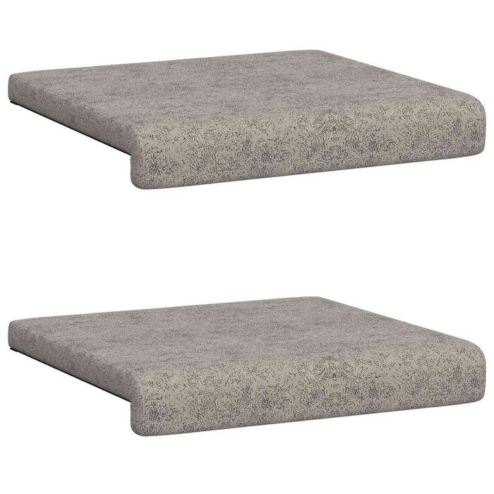 Perna pentru bancă 2 buc. Material din microfibră Gri deschis WALTI
