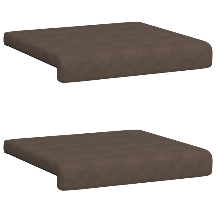 Perna pentru bancă 2 pcs Microfibră Maro Adâncime 35 cm WALTI