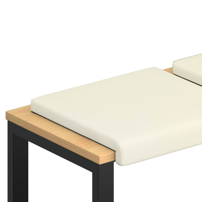 Perna pentru bancă 2 buc. cord Crem Adâncime 35 cm WALTI