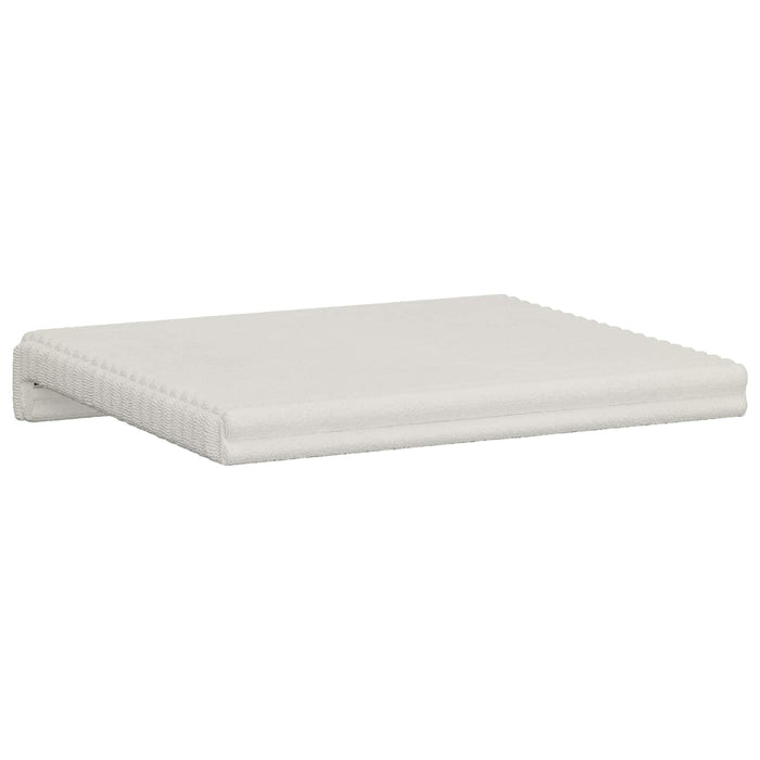 Perna pentru bancă 2 pcs Catifea pufoasă Crem Adâncime 35 cm WALTI