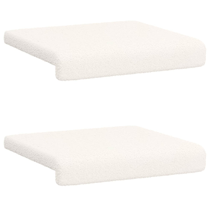 Perna pentru bancă 2 buc. Țesătura Sherpa Crem Adâncime 35 cm WALTI