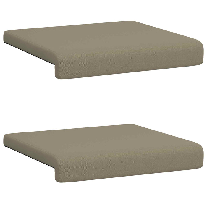 Perna pentru bancă 2 pcs Catifea Texturată Kaki Adâncime 35 cm WALTI