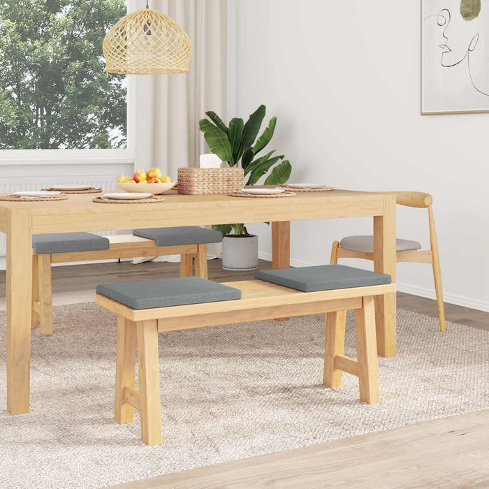 Perna pentru bancă 4 pcs Țesătură Gri deschis Adâncime 35 cm WALTI
