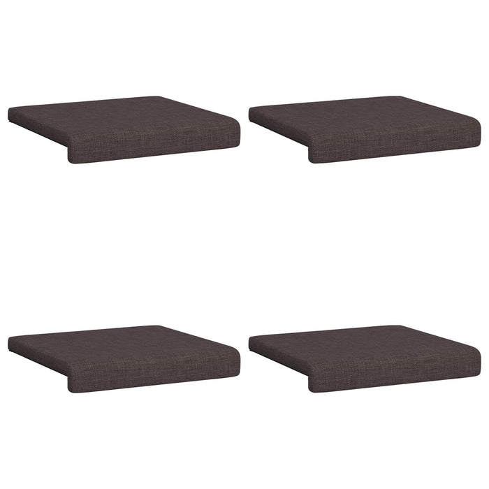 Perna pentru bancă 4 pcs Țesătură Maro închis Adâncime 35 cm WALTI