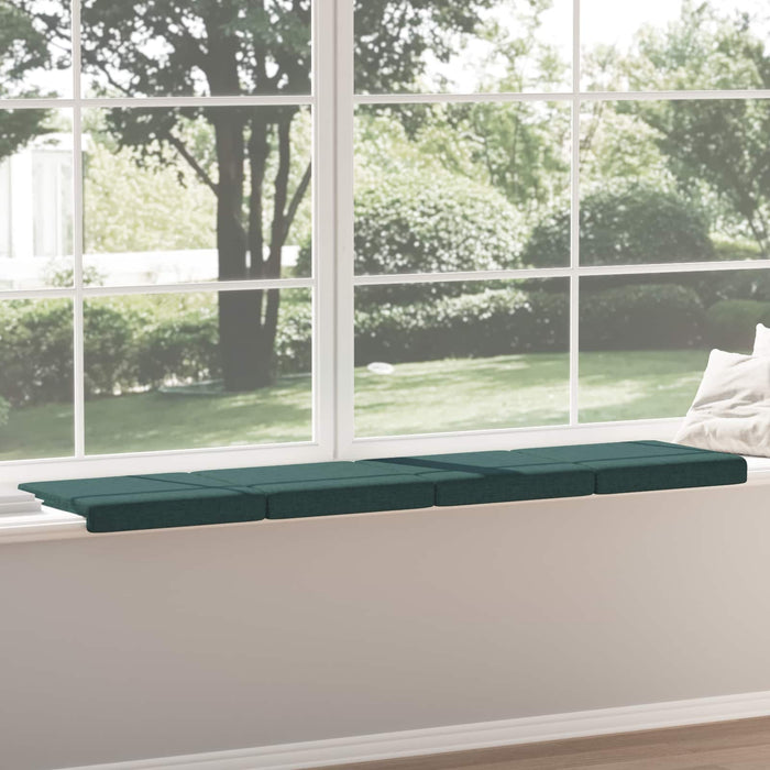 Perna pentru bancă 4 pcs Țesătură Verde închis Adâncime 35 cm WALTI