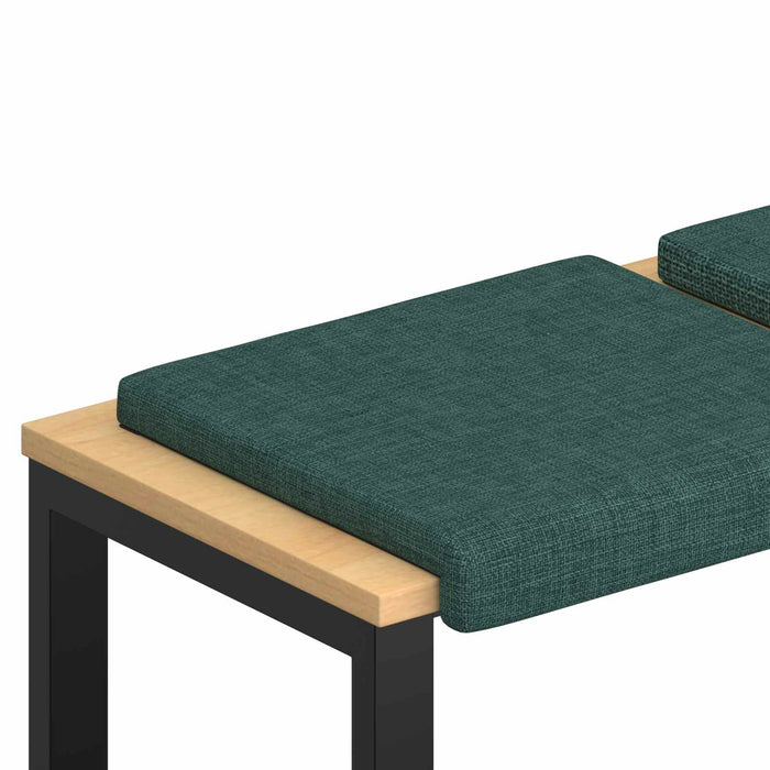 Perna pentru bancă 4 pcs Țesătură Verde închis Adâncime 35 cm WALTI