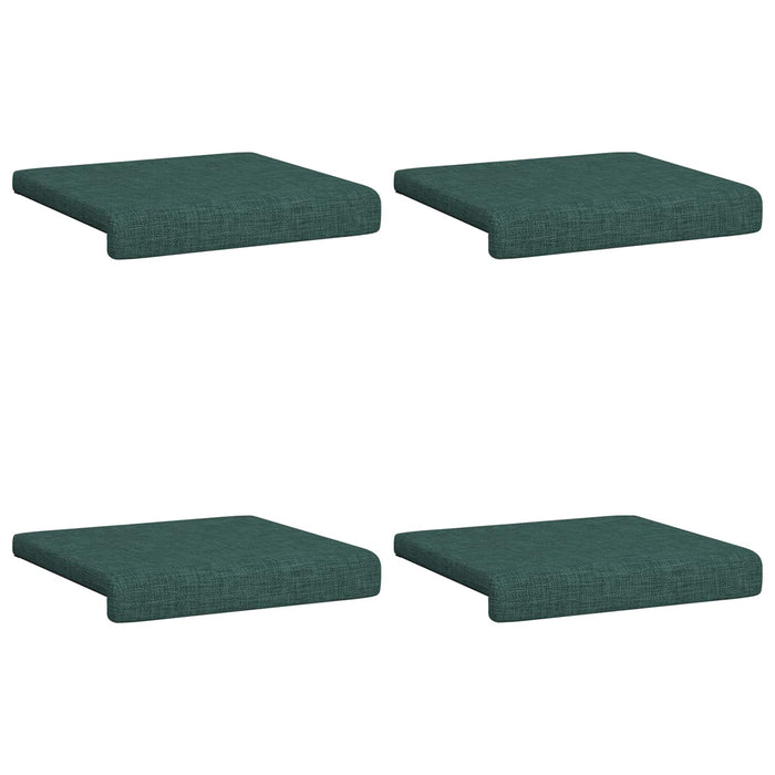 Perna pentru bancă 4 pcs Țesătură Verde închis Adâncime 35 cm WALTI