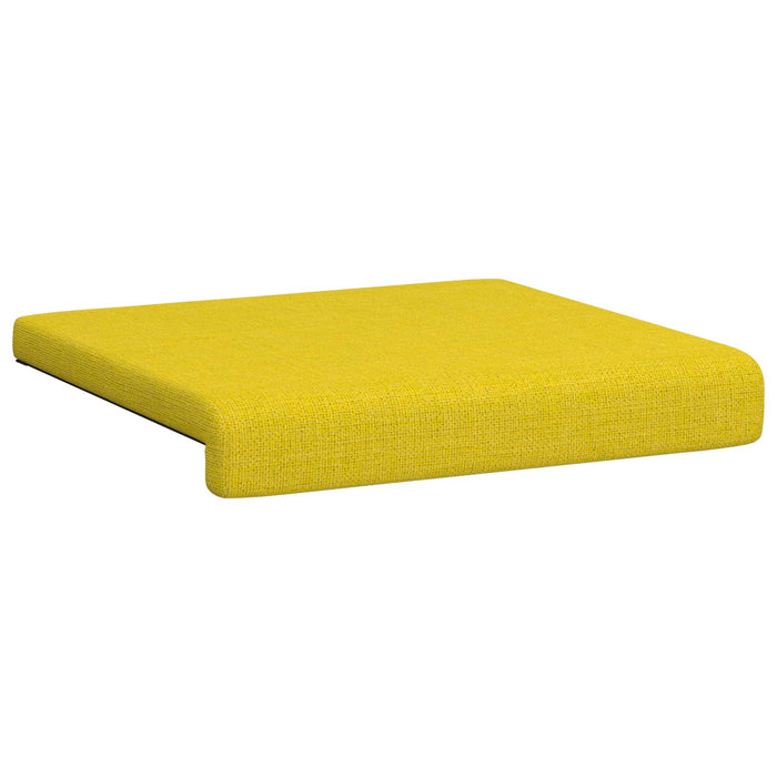 Perna pentru bancă 4 pcs Țesătură Galben Deschis Adâncime 35 cm WALTI