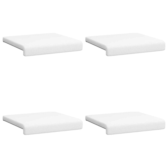 Perna pentru bancă 4 pcs Țesătură Alb Adâncime 35 cm WALTI