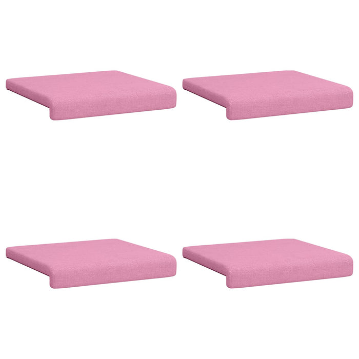 Perna pentru bancă 4 pcs Țesătură Roz Adâncime 35 cm WALTI
