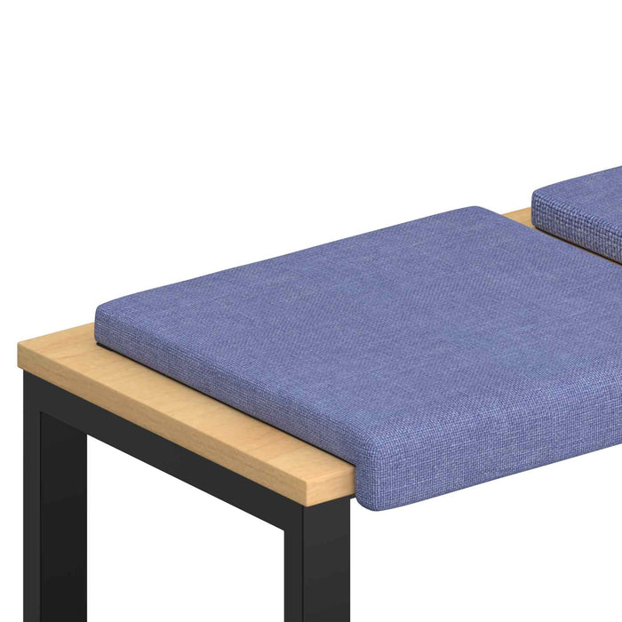 Perna pentru bancă 4 buc. Țesătură Albastru Jeans WALTI