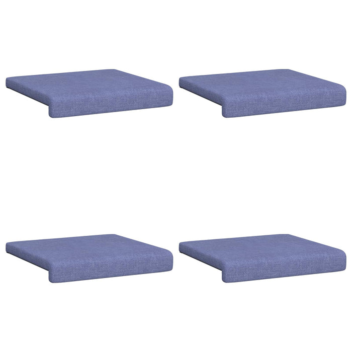 Perna pentru bancă 4 buc. Țesătură Albastru Jeans WALTI